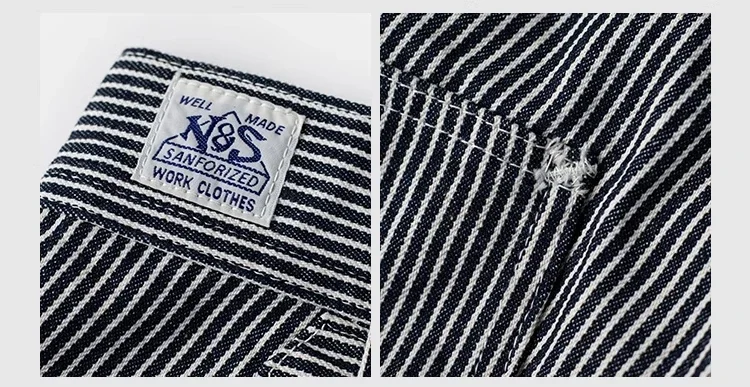 【SATIIIZ】Kib Stripe Carpenter Pants Kib Stripe Carpenter Pants - satiiiz
