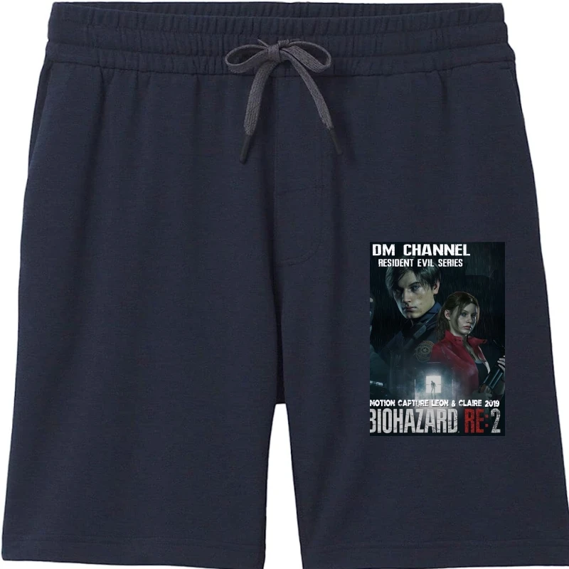 Slimerland Stampa Cotone Resident-Evil-2-Poster-Pantaloncini Per Uomo