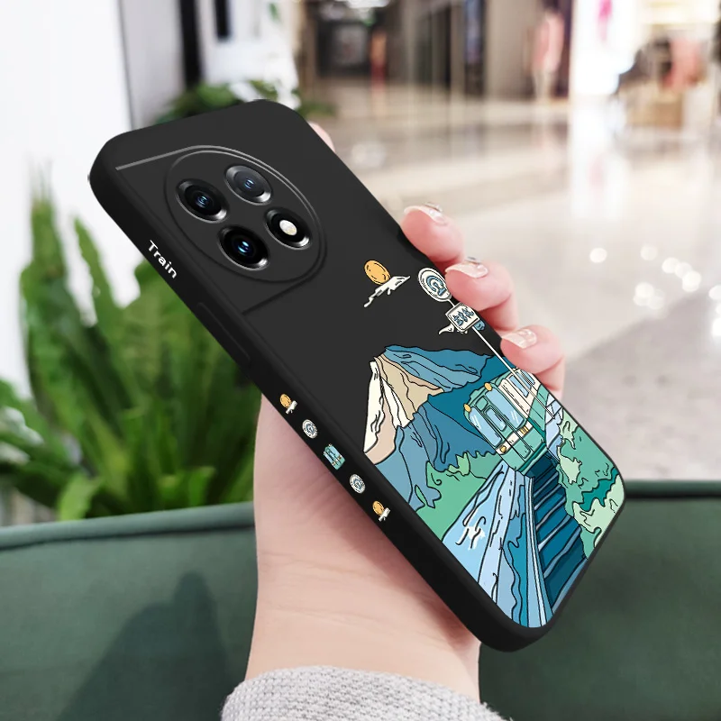 Scenic Road Liquid Silicone Phone Case Cover