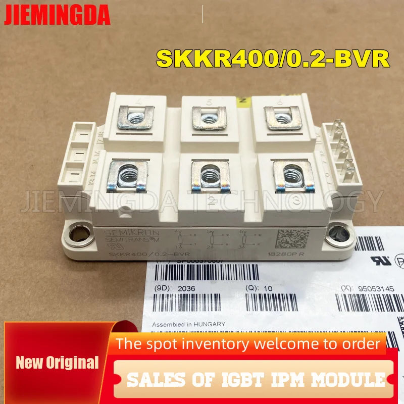 

SKKR400/0.2-BVR SKKR300/0.2-BVR SKKR200/0.2-BVR SKKR800/0.1-BVR NEW ORIGINAL IGBT MODULE IN STOCK