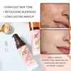 Moisturizing Face Makeup Primer Tri-color Isolation Cream Concealer Facial Base Brighten Correcting Skin Tone Natural Cosmetics 4