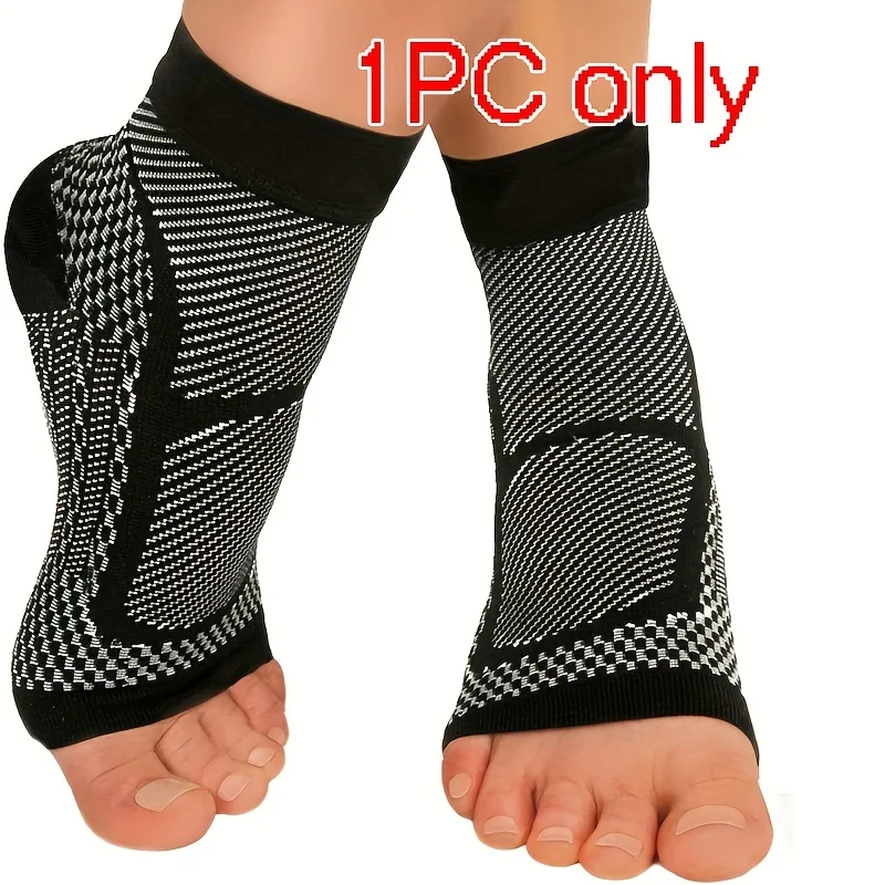 Knitted breathable Ankle Support Brace Ankle Compression Support Brace for Foot and Heel 1Pc