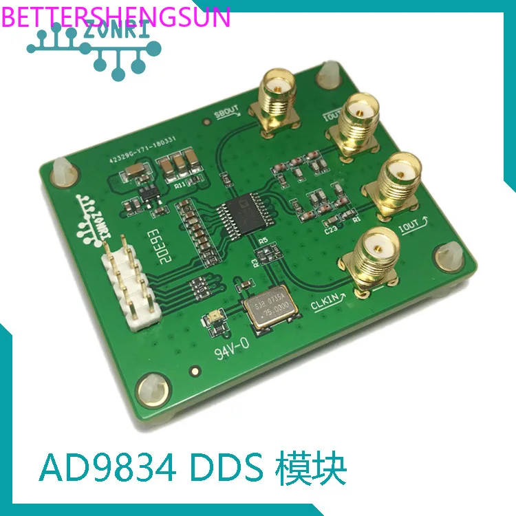 

Модуль Dds Ad9834, модуль генерации сигнала, синусоидальный сигнал, квадратная волна, треугольник, источник сигнала