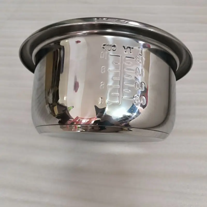 Rice Cooker Parts 304 stainless steel rice cooker inner container Pot Replacement Accessories Rice Cooker liner 4L