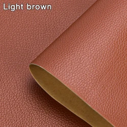 Leather Repair Patch Tape, Self-Adhesive for DIY Furniture and Upholstery Fixes (Light Brown)