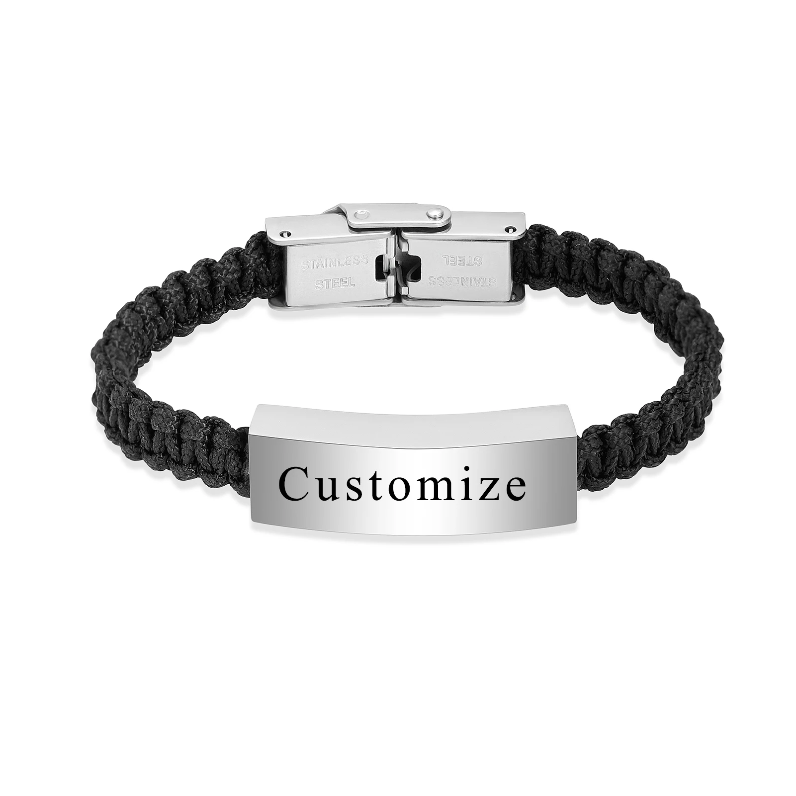 Memorial Urn Bracelets Wristband Funeral Cremation Jewelry for Ashes Holder Stainless Steel Cube Urns Customized Keepsake Bangle