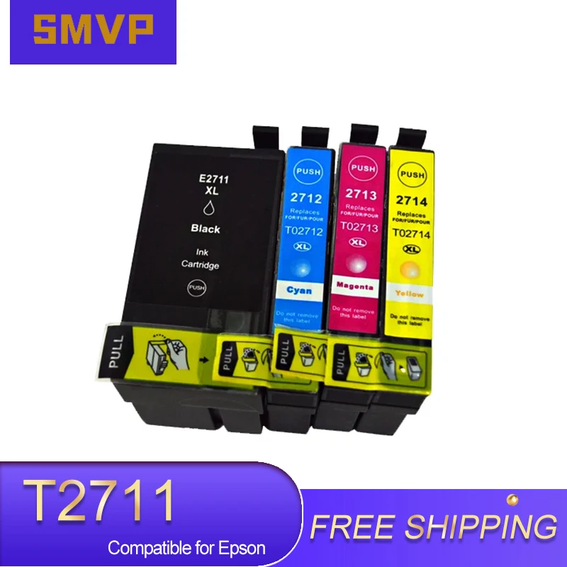 

Ink Cartridges T2711 T2712 T2713 T2714 For Epson WorkForce WF-7110 WF-7610 WF-7620 WF-3620 WF-3640 printer 27 XL 27XL 27