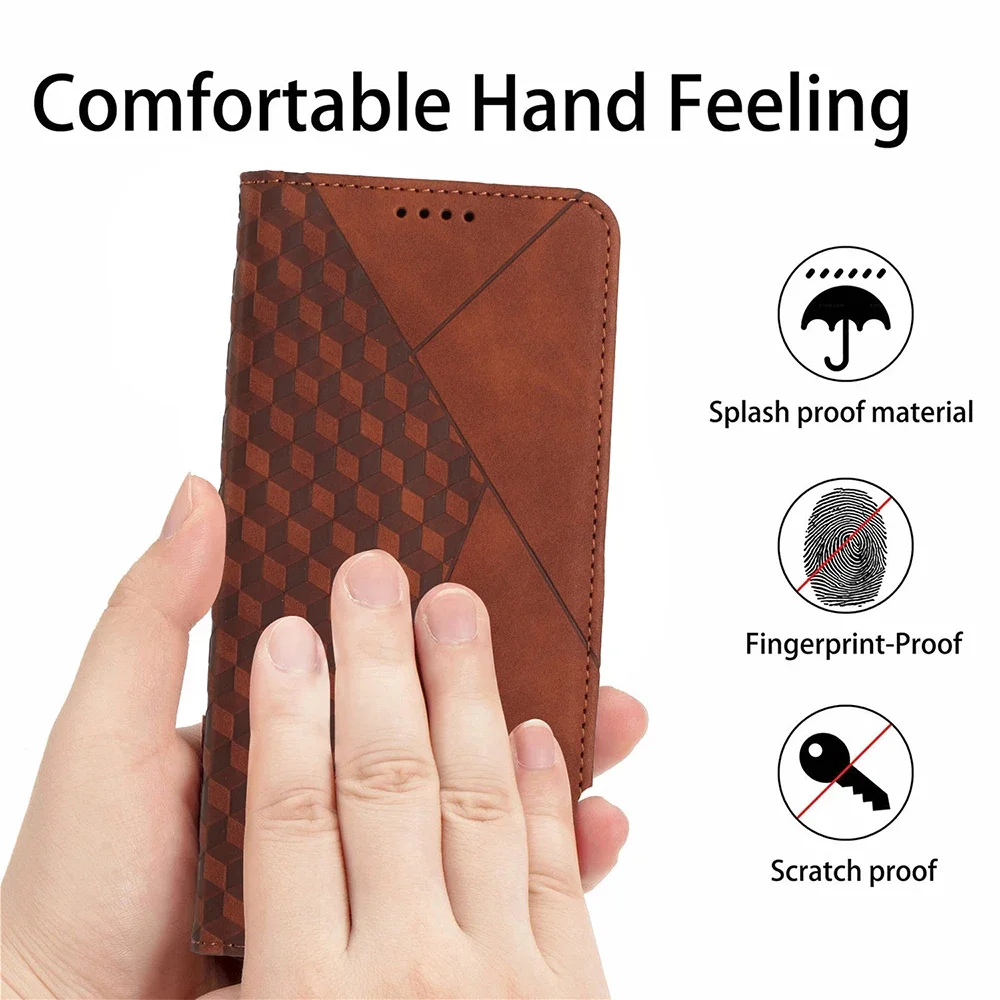 Deluxe Leather Wallet Case with Card Slot & Book Cover Design
