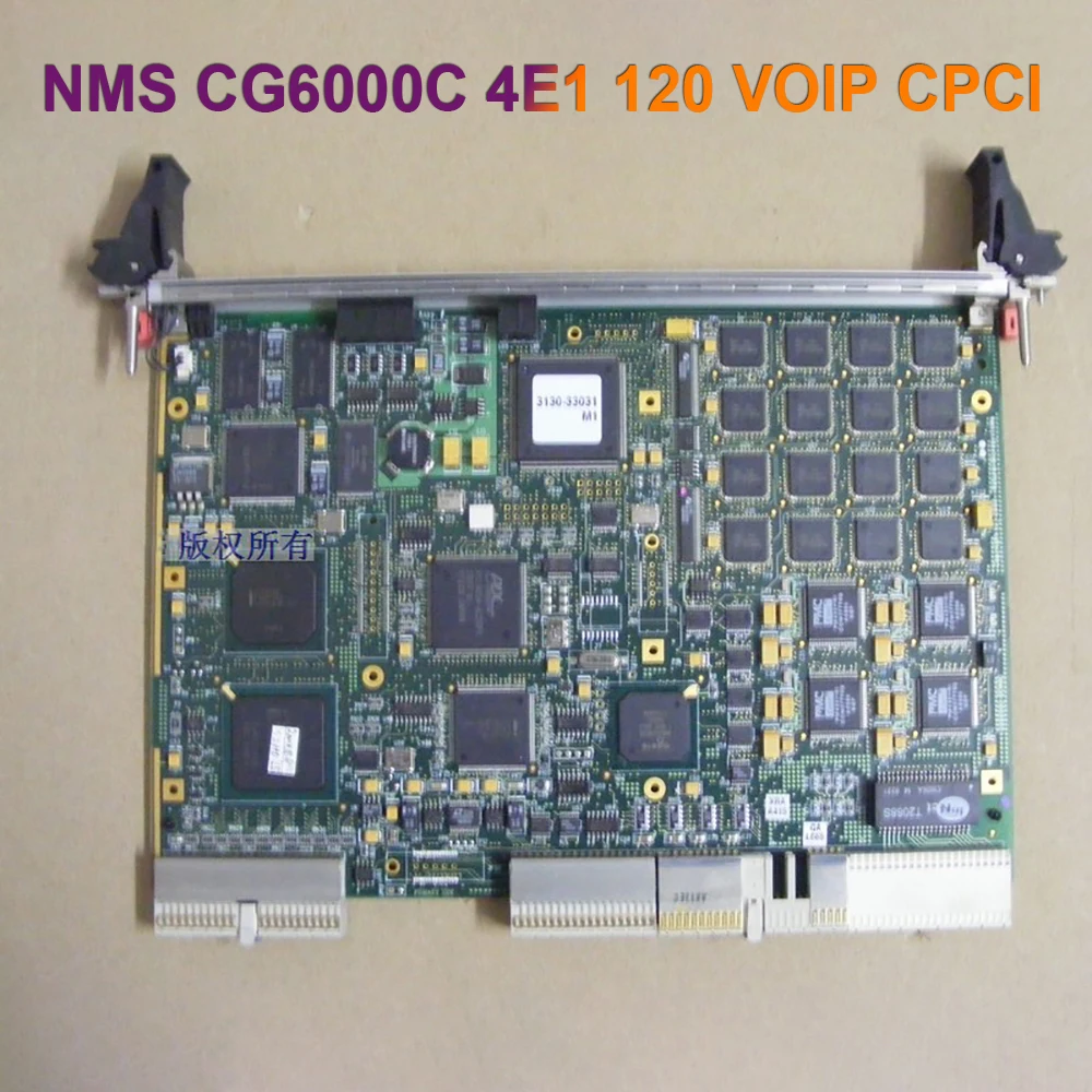 

NMS CG6000C 4E1 120 VOIP CPCI Industrial Control Language Card