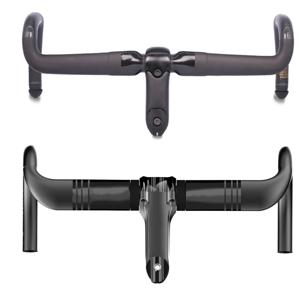 CarbonRoadBikeSESARBicycleHandlebarT800AeroStemfullinternal