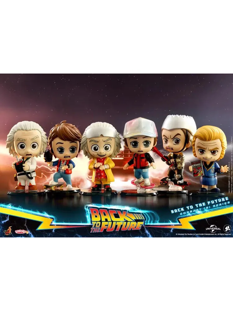 Oryginalne HOTTOYS HT COSB796-814 MARTY MCFLY Dr. Brązowy