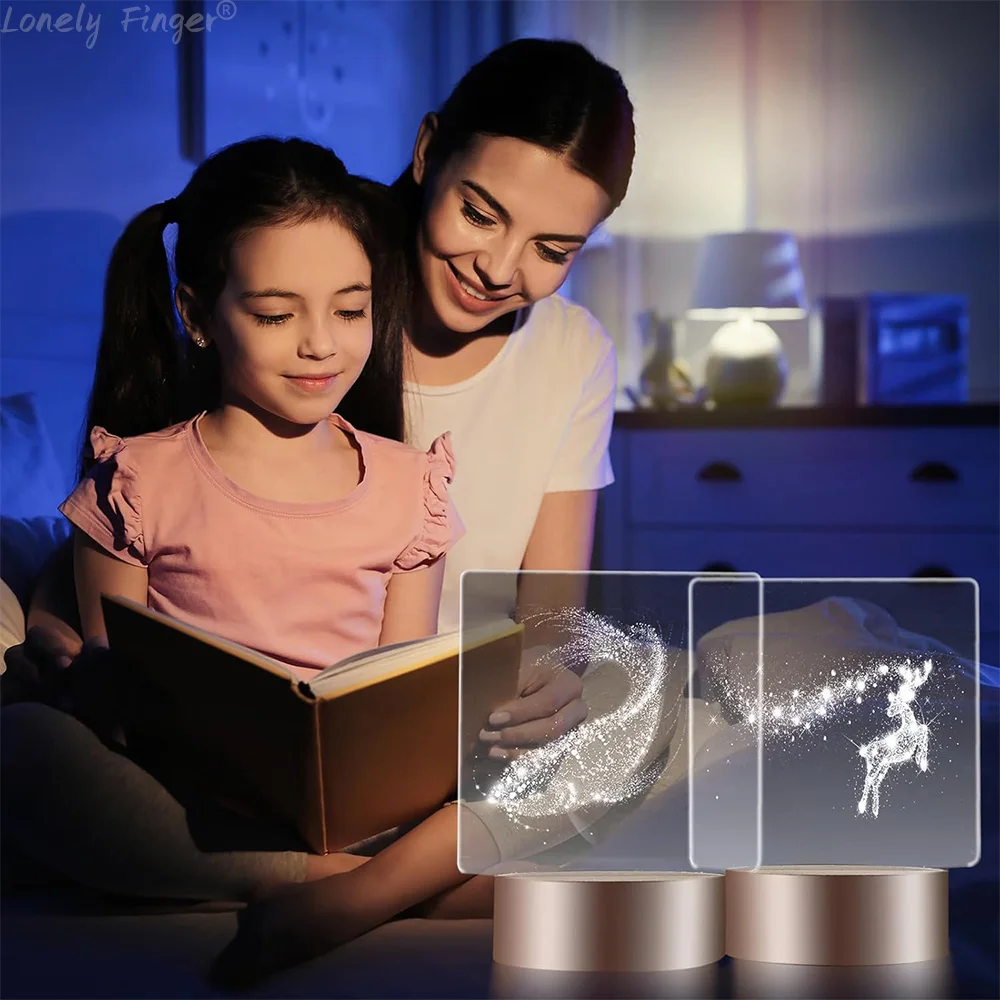 12pcs Acrylic Sheet Clear Blank Cast for LED Light Base, Thick Square Transparent Panel Board with Film for Table DIY 5