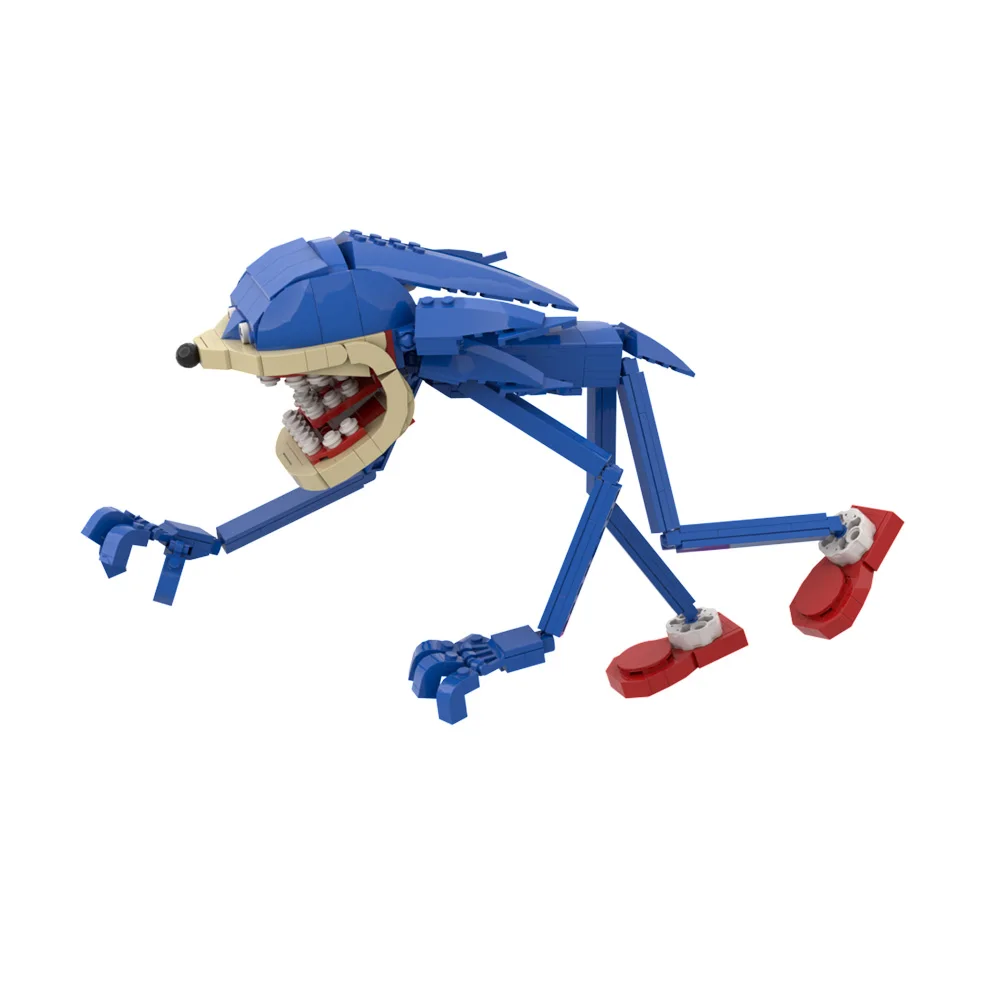 MOC Animated Character Sonices Model Building Blocks Horror Sinful