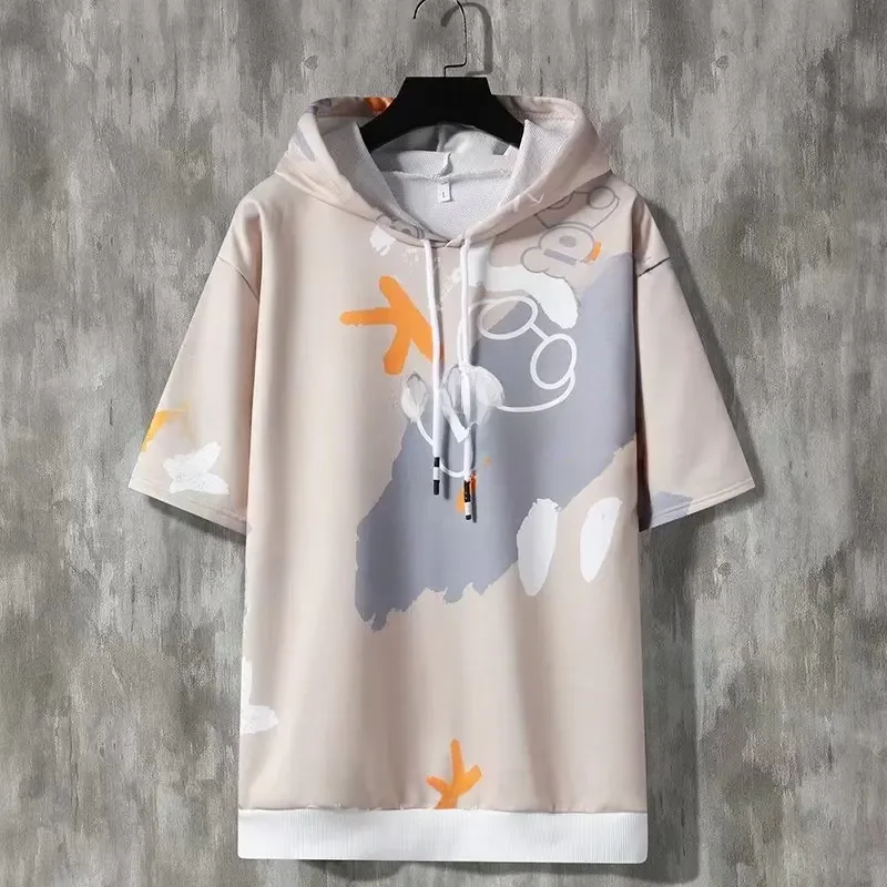 بدلة رياضية رجالية عصرية جديدة لعام 2022 بأكمام قص...