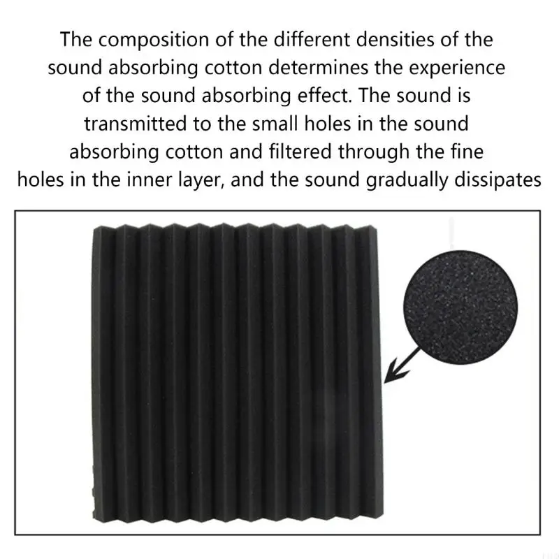 New Sounds Absorbing Foams Mats Panel Periodic Grooves Structure Sounds Absorbing Foams for Studio Recording Office and