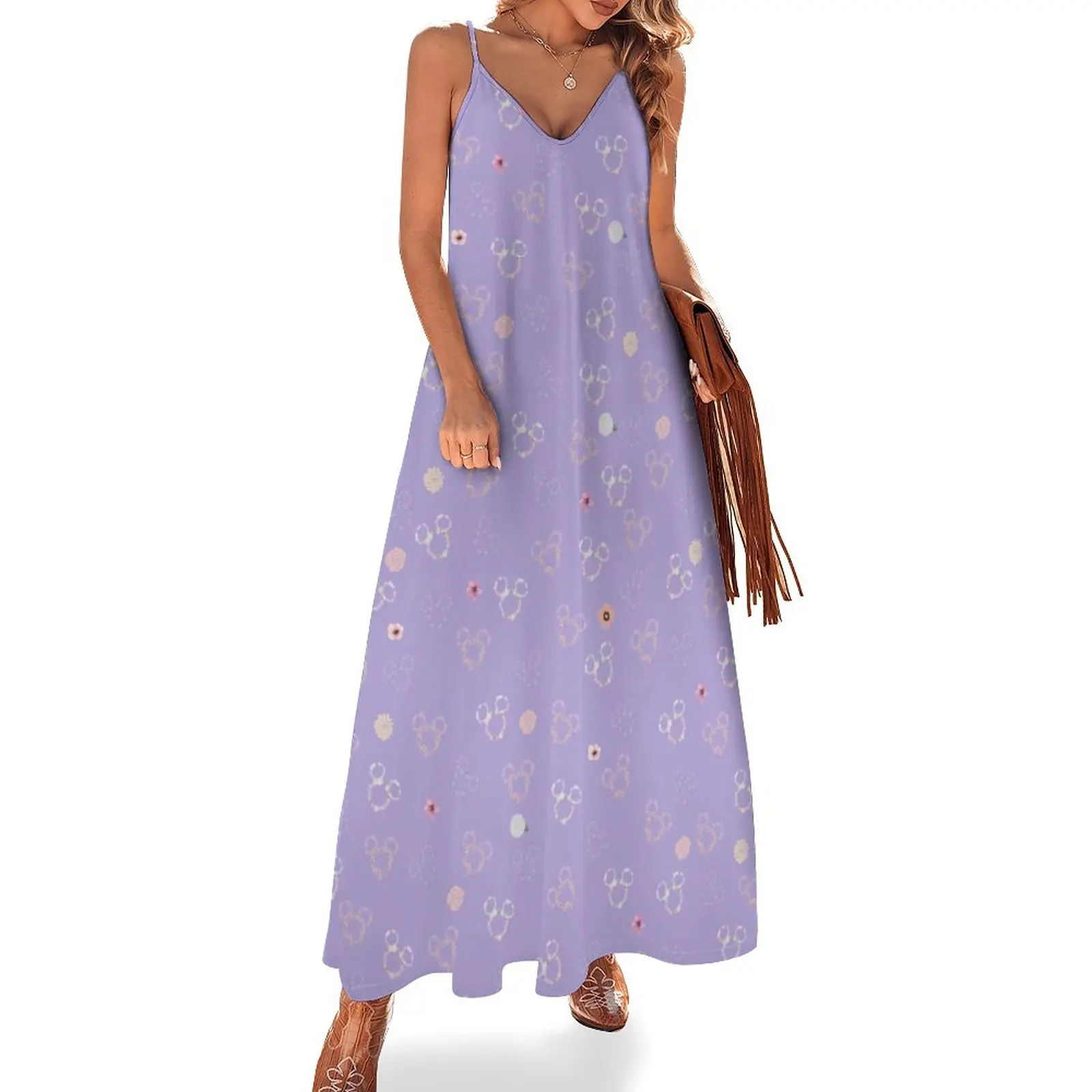 

Flower and Garden Sleeveless Dress dresses for women beach outfits for women