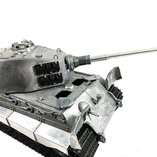 Mato 100% Metal 1/16 Scale German King Tiger BB RTR RC Tank 1228 Tracks Wheels 2.4Ghz 4CH 360 Rotation RC Model TH16969-SMT8 6