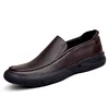 LIHUAMAO Slip On Loafers Men Shoes Casual Cow Leather Designer Comfortable Walking Sneakers outdoor work shoes for men 5