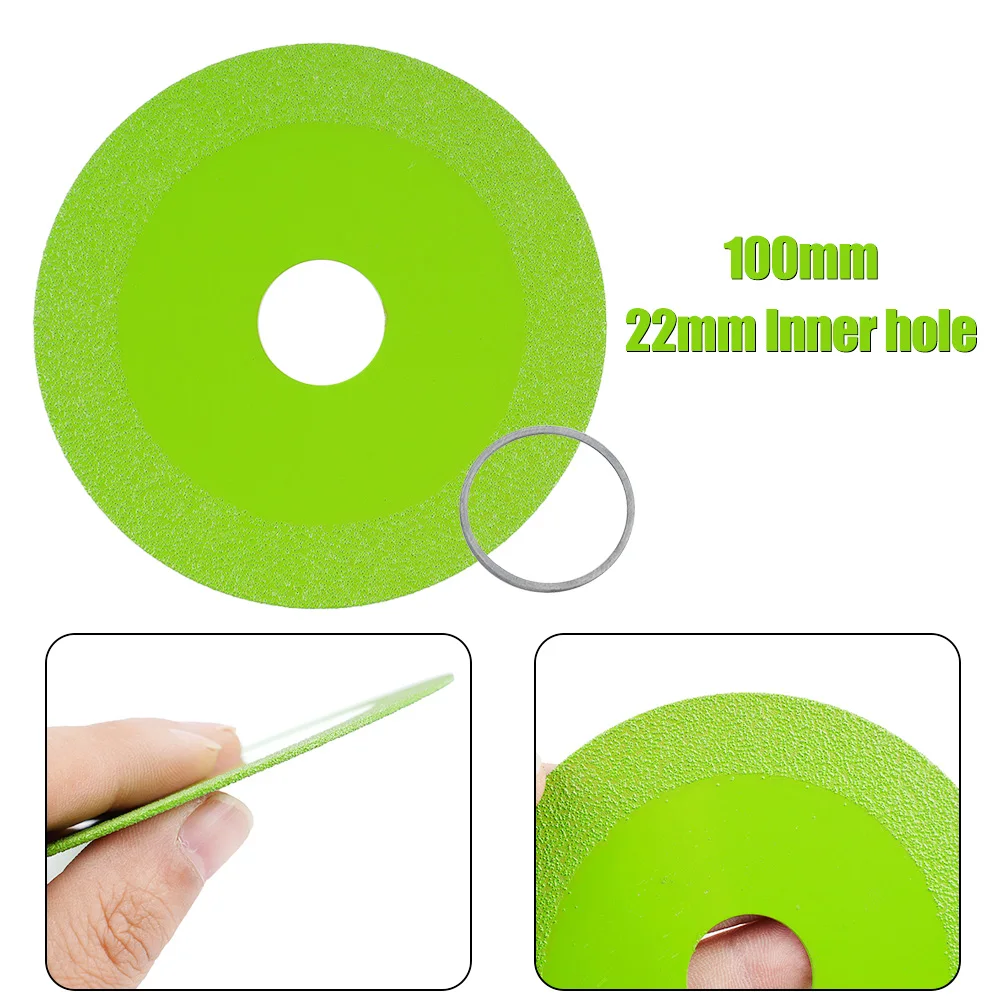 

Power Tool Grinding Disc Workshop Equipment Steel Dark Green Green Jade 22mm Hole Angle Grinder Blade Accessories