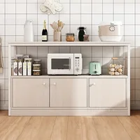 Nordic Multi-layer Kitchen Cabinets Modern Kitchen Furniture Home living room Storage Cabinet with Door Wooden Storag Rack Y 1
