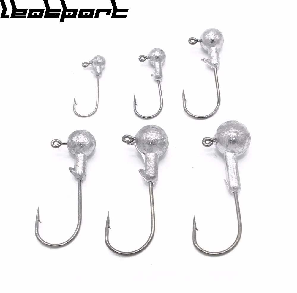 

2018 5 шт./партия, рыболовные крючки со свинцовой головкой, 1 г/2 г/4 г/6 г/8 г/10 г