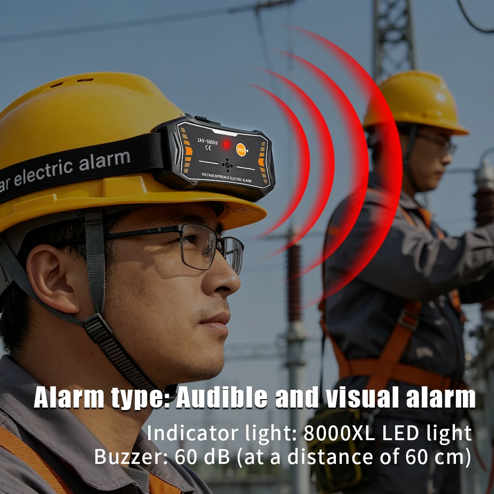 SNAKOL SK9060AH 고전압 전기 감지기 1KV-500kv 비접촉식 고전압 접근 전기 경보기 (음향 및 시각 경고 기능 포함)