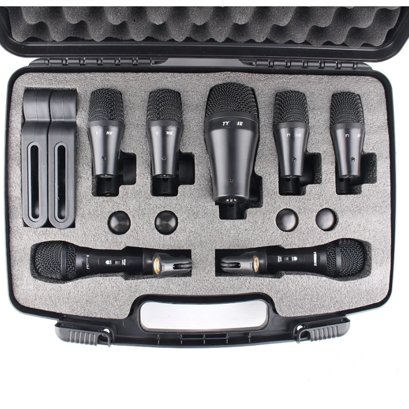 

Professional PGA-DMK7 drum microphone kit 7 pieces,musical instrument microphone