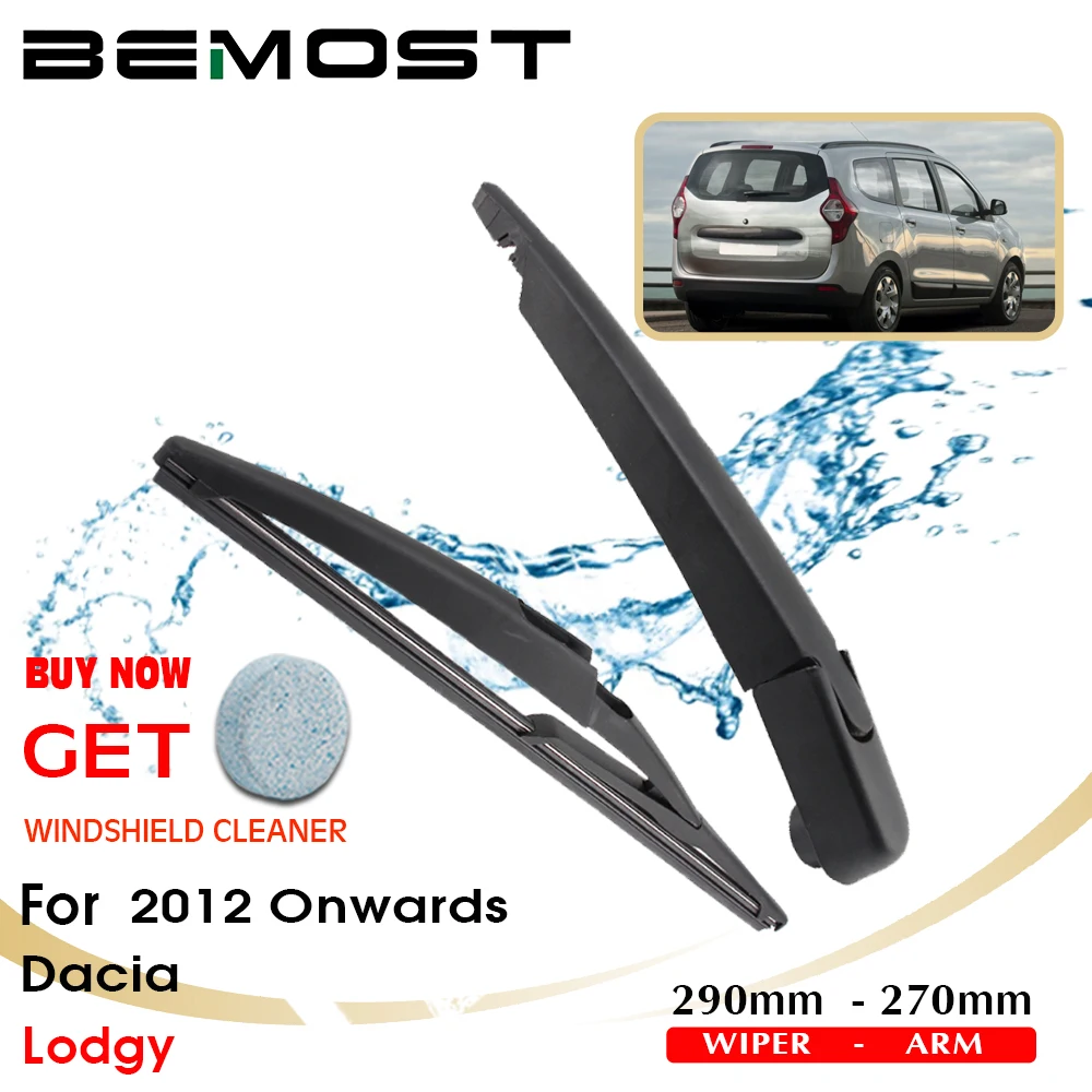 Bemost Car Rear Windshield Wiper Arm Blade Brushes For Dacia Lodgy 290Mm Windscreen Auto Styling 2012 Onwards