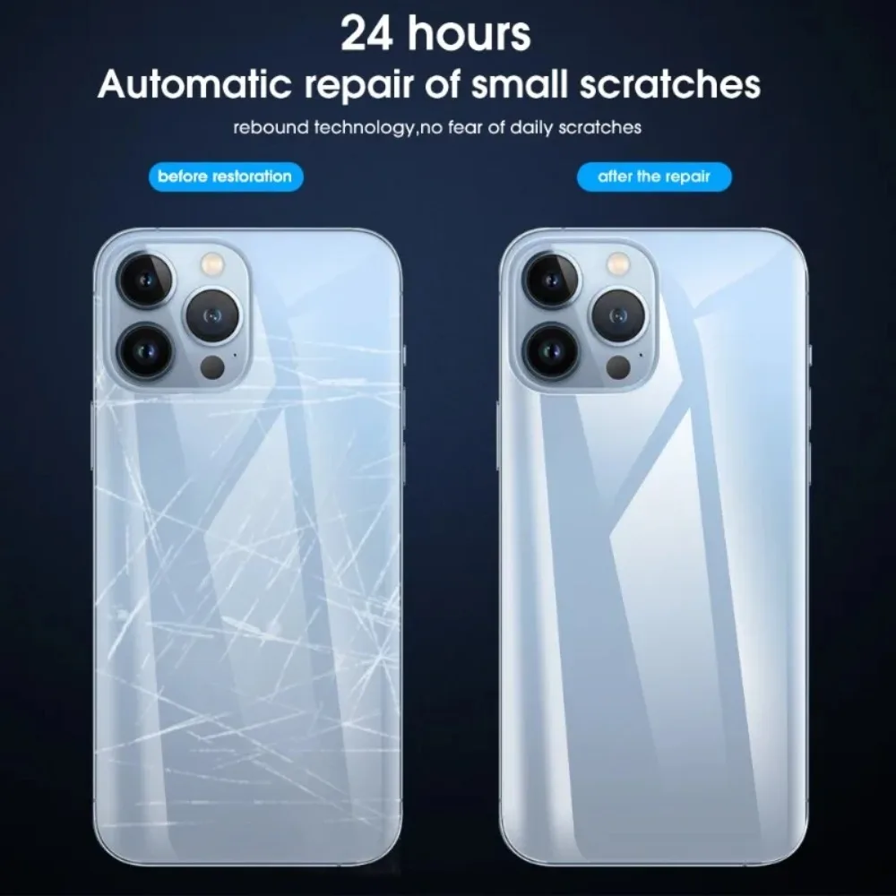 รูปสินค้า ฟิล์มไฮโดรเจลจอเต็ม iPhone พร้อมสติกเกอร์