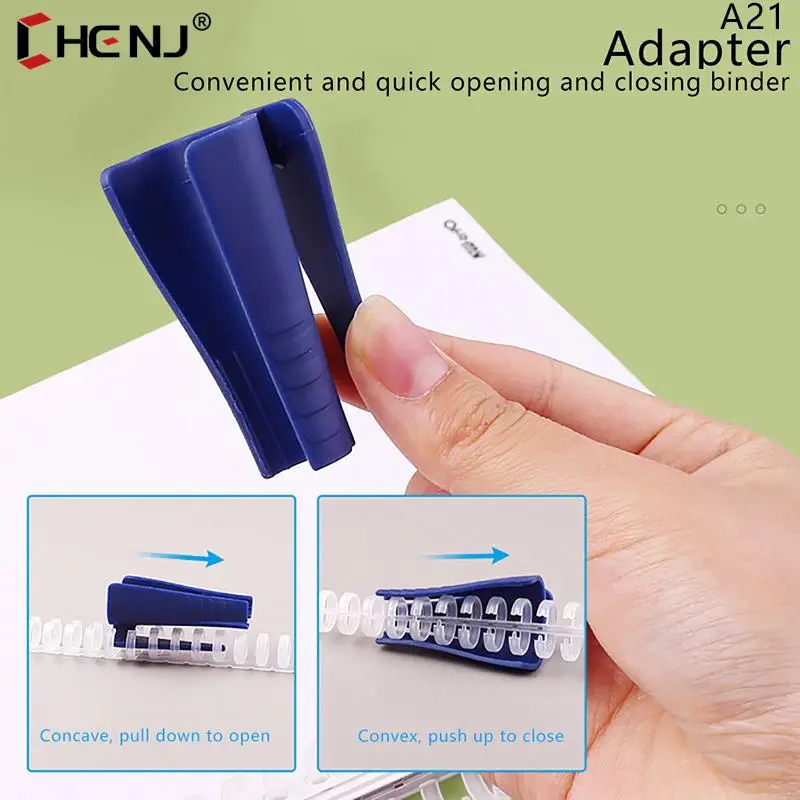30 Holes Plastic Binder Strip Loose-leaf Binding Ring Spring Spiral Rings for A4 Paper Notebook Stationery Office Supplies