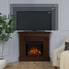 Chateau 41" Corner Electric Fireplace with Mantel for Living Room or Bedroom, Replaceable Fireplace Insert Heater. 3