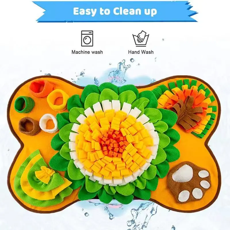 Snuffle Mat for Dogs Interactive Foraging Puzzle Dog Toys Sniffing Mat Slow Feeder Toys Stress Relief Sniff Toys Dogs 6