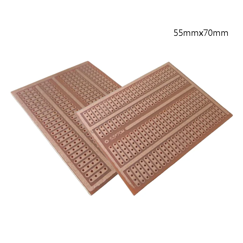5/10PCS DIY 5.5x7CM Prototype Paper PCB Universal Experiment Matrix Circuit Board 3-4-5 Continuous Holes HB Bakery Board