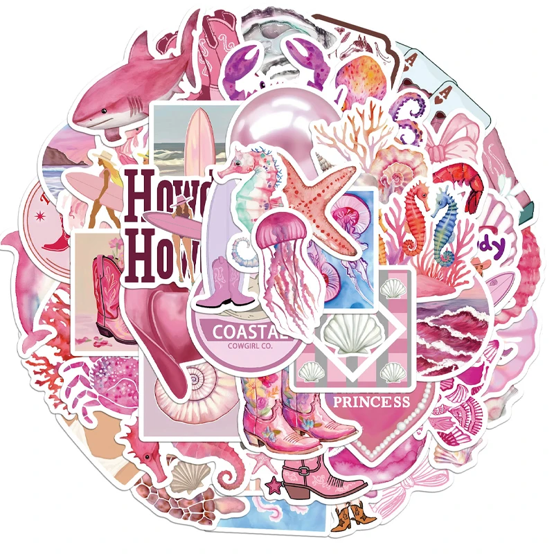 150 Pcs Summer Beach Stickers - Hawaii Graffiti Vinyl Decals For Water Bottles & Laptops