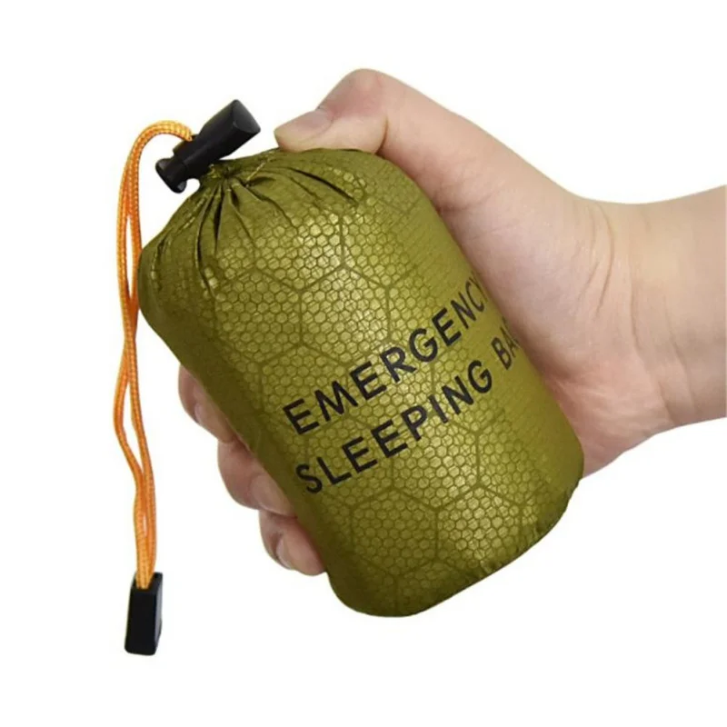 Survival Kit Thermal Blanket Reusable Portable Emergency Sleeping Bag