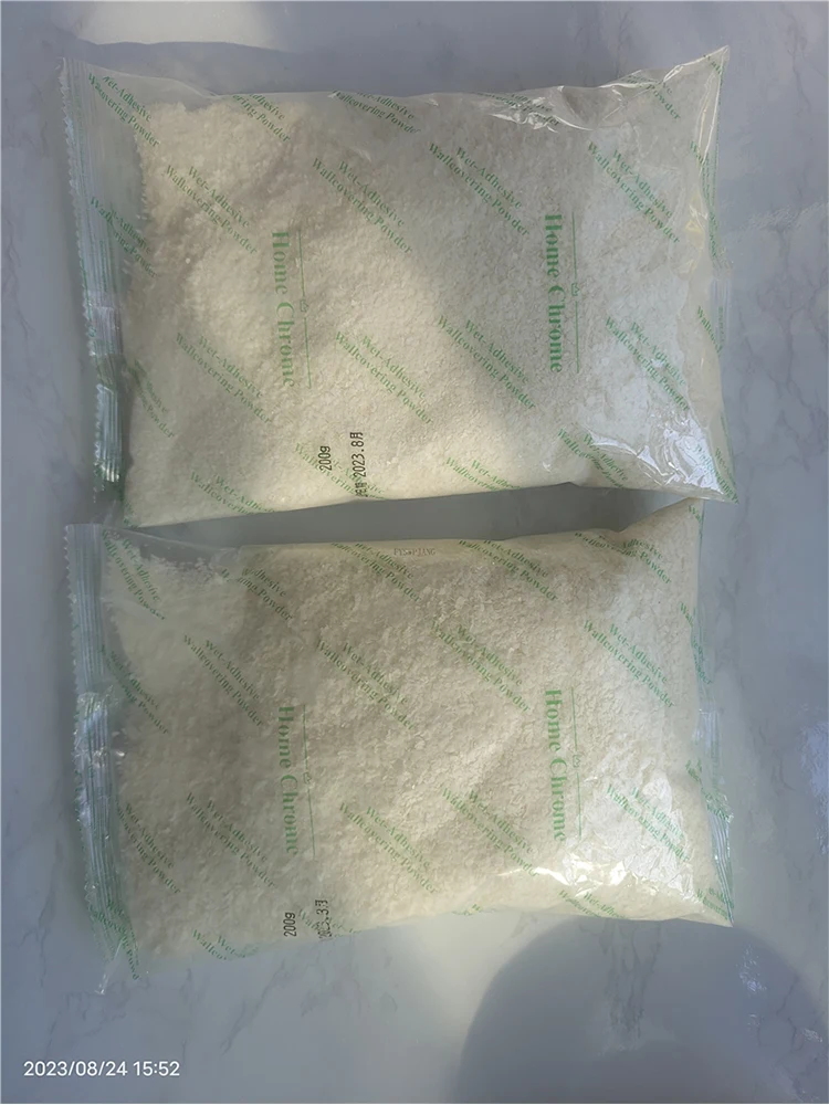 Wallpaper Glue Powder 200g Wallpaper Glue Solid Glutinous Rice Glue Professional Fixed Wallpaper Wall Cloth Mural Dehydrated Solid Glutinous Rice