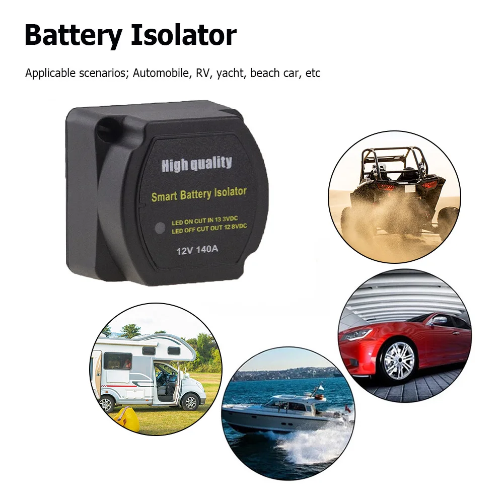 VEVOR Kit double isolateur de batterie, relais sensible à la