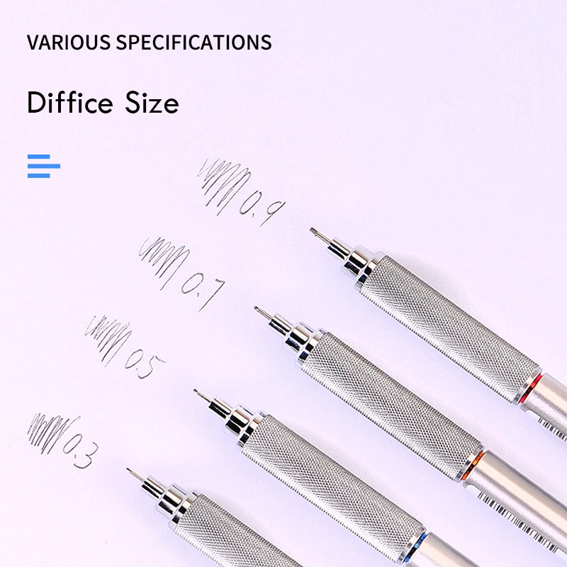 Uni Mechanical Pencil M51010 SHIFT Metal Drawing lapiseira profissional 0.3/0.5/0.7/0.9mm Low Center of Gravity materiel scolair 2
