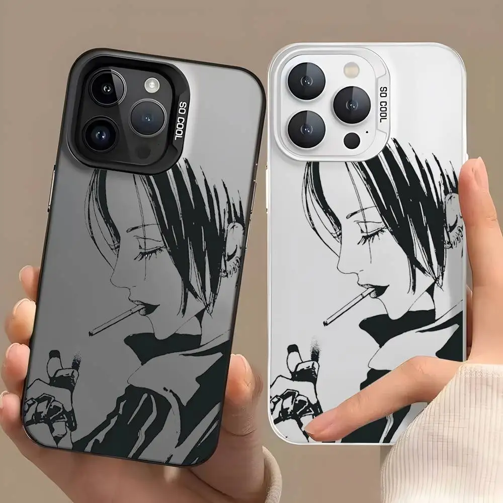 Vibrant Colorful Silver Anime N-Nana Osaki Phone Case