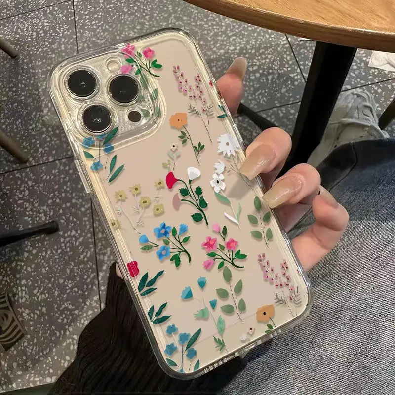 Vibrant Floral Soft Phone Case