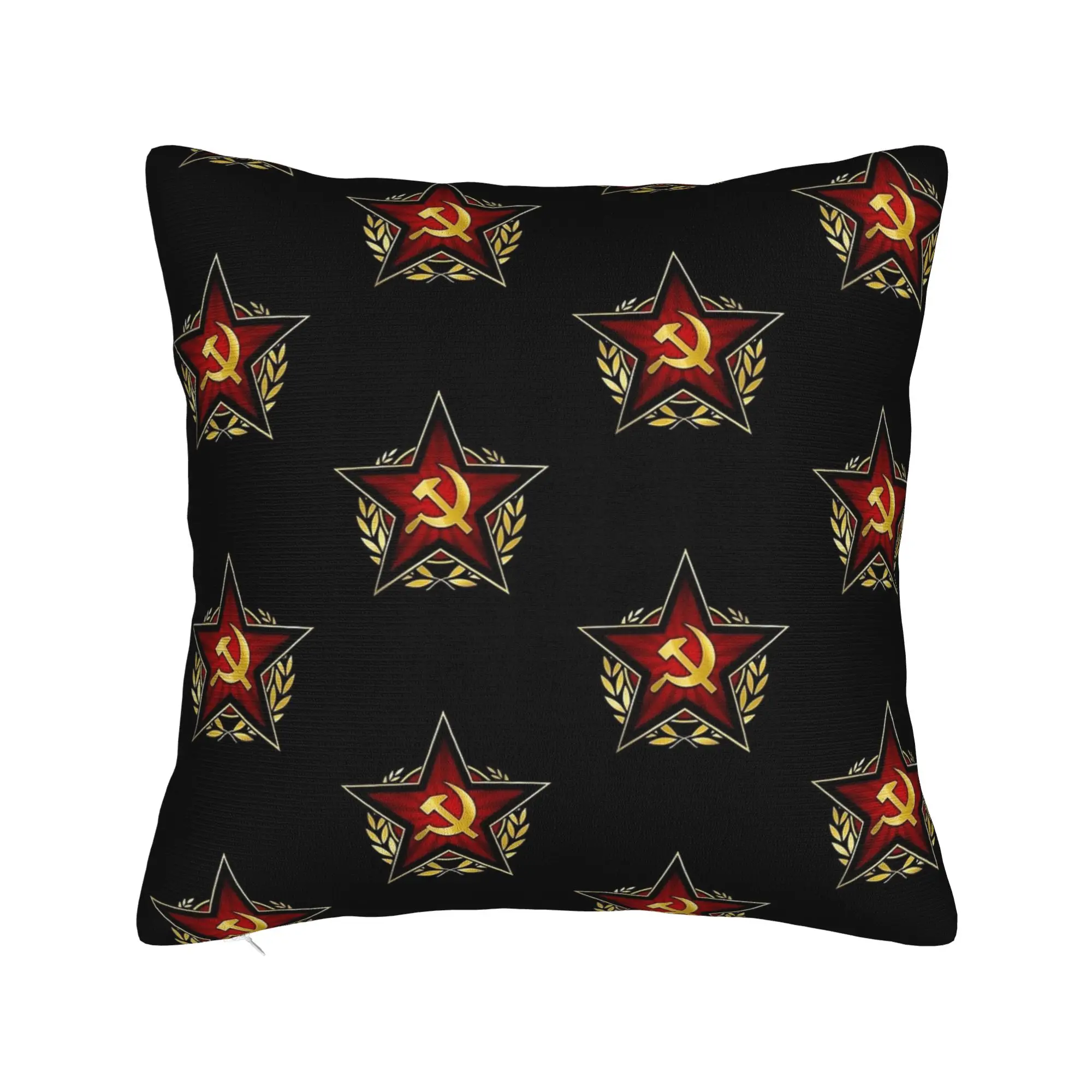 Elegant Soviet-Inspired Pillow Cover - Modern Home Decor Cushion Cover and Gift Idea