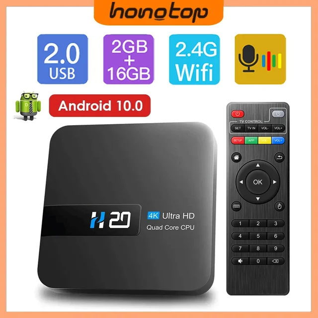 짱짱짱!! HONGTOP H20 스마트 TV 박스: 가정 엔터테인먼트를 새로운 차원으로 1타3피 추천!추천!