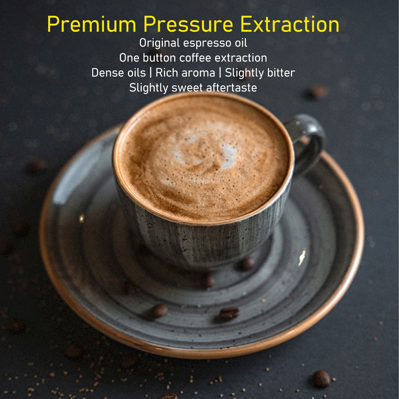 Coffee Maker Single Serve 2 in 1 Handheld One Button Portable Rechargeable for Hiking