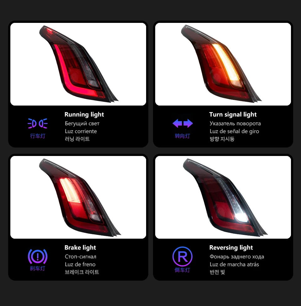 Car Lights for Jaguar XJ XJL LED Tail Light 2010-2016 XJ Rear Stop Lamp Brake Signal DRL Reverse Automotive Accessories