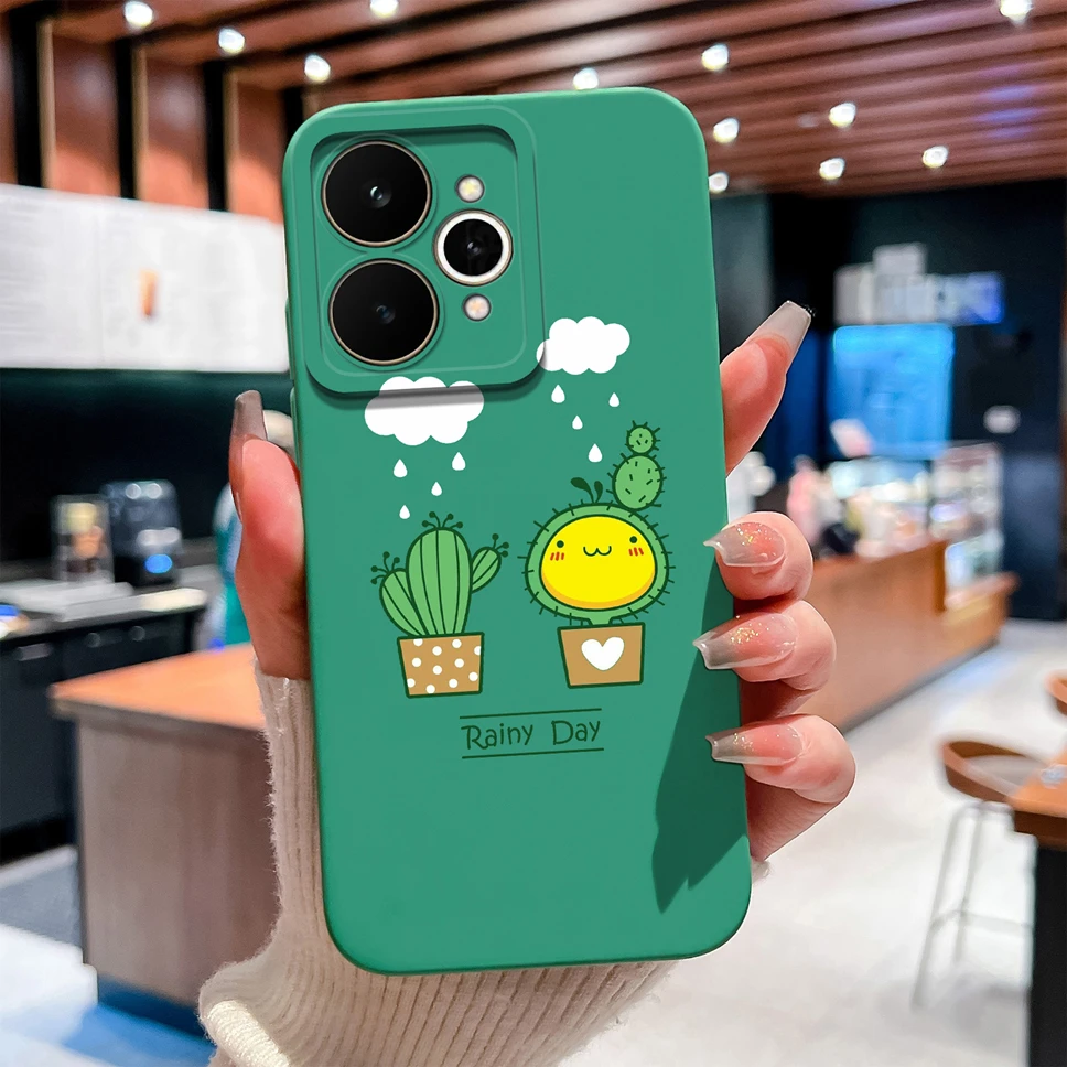 Creative Cartoon Pattern Soft Back Phone Case with Camera Protection - Lightweight Shell