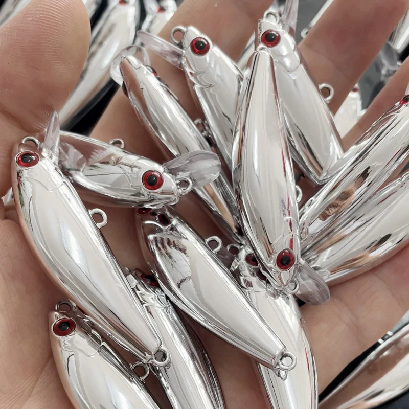 Luya Bait Electroplated Silver 6.5G Sequin Seawater Spanish Mackerel And Bass