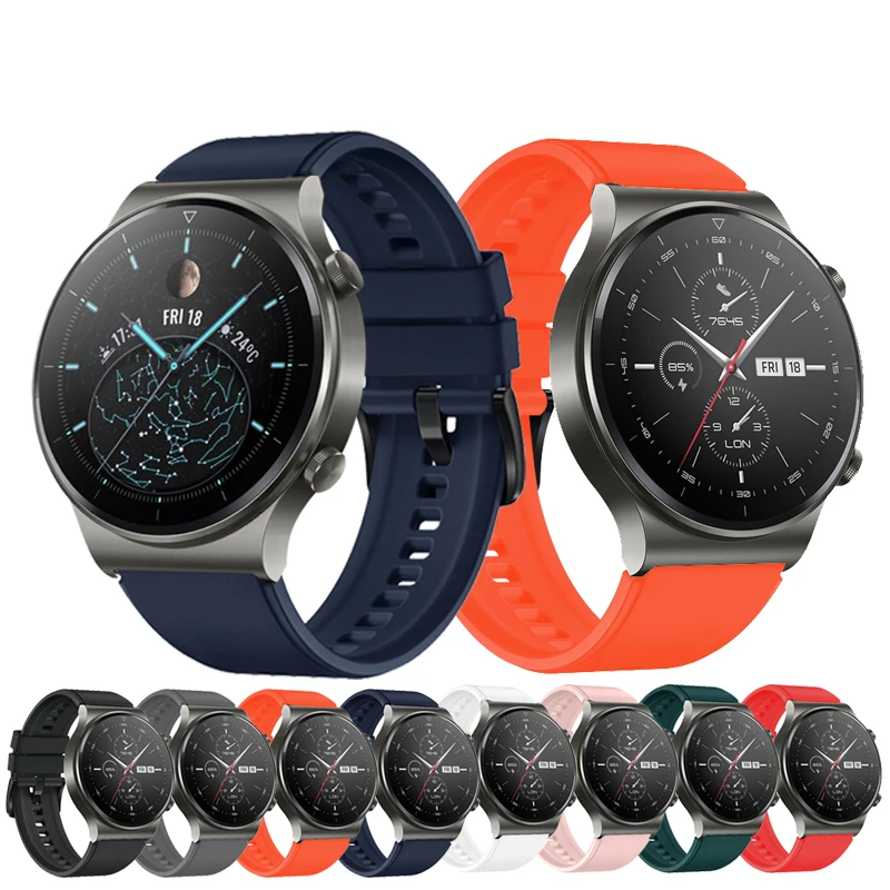 

Оригинальный силиконовый ремешок для Huawei Watch Gt2 Pro, Официальный сменный силиконовый ремешок, ремешки для Huawei Watch GT2 Pro, новый