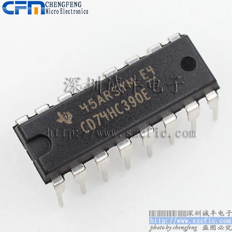 

10 шт. CD74HC390E 74HC390 DIP