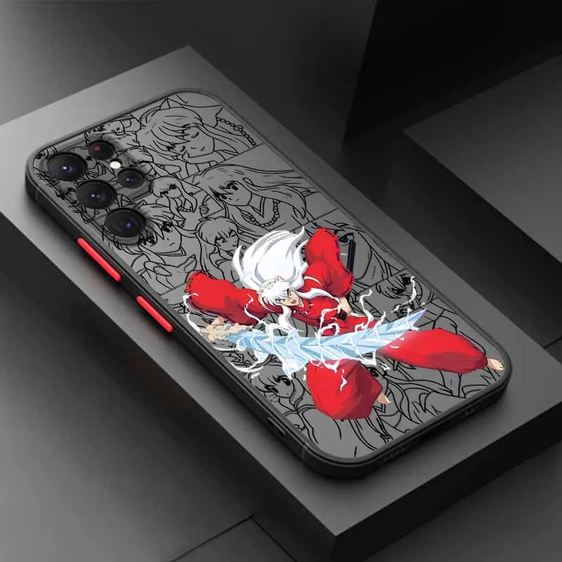 Cool Handsome Inuyasha Frosted Translucent Phone Case Cover