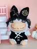 7cm Labubu Keychain Maidsuit Set